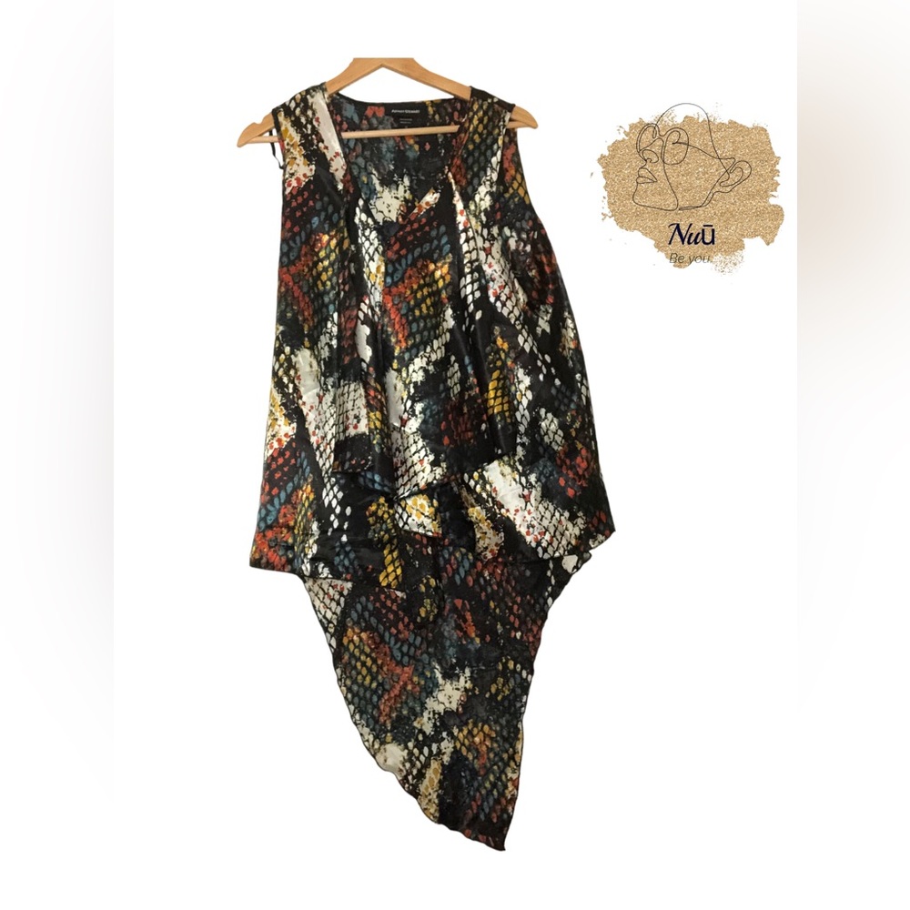 Ashley Stewart Snakeskin Blouse 12